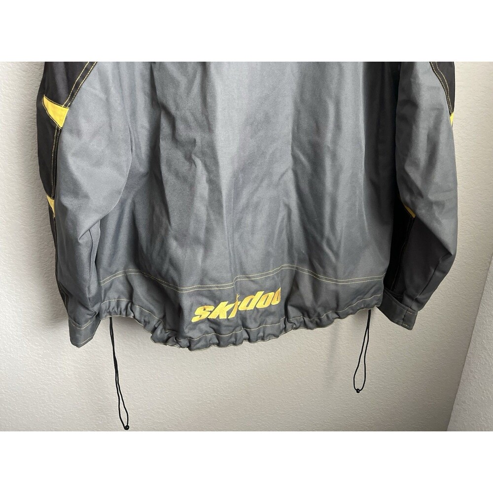 Vintage Ski-Doo Team Bombardier Men's L Jacket Black/Gray - Picture 8 of 12
